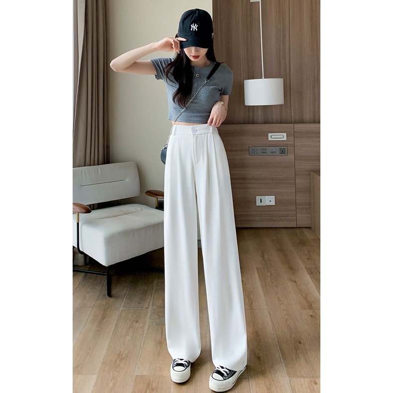 Celana Kulot Wanita Loose Import / Celana Panjang Kasual Wanita Highwaist