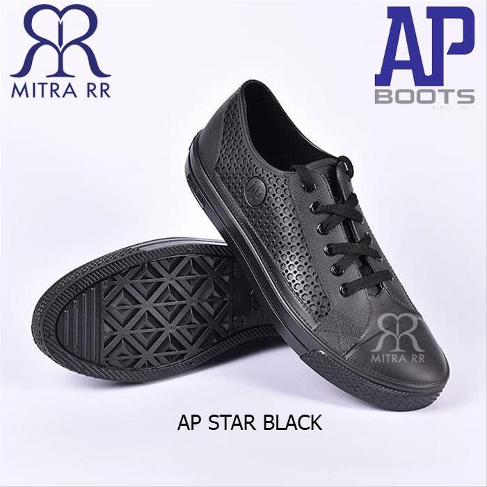 Sepatu Kets ApStar AP STAR AP Boots Full Black Hitam Navy White Camel Coklat Black White
