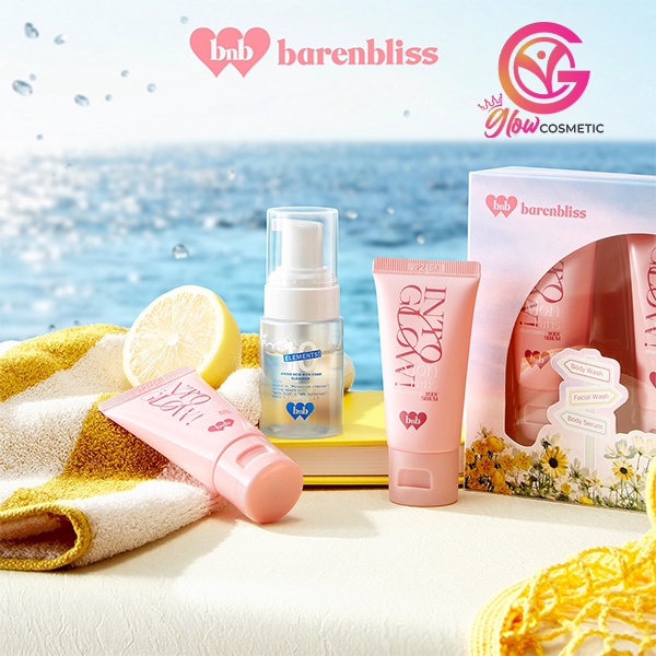 BNB CLEAN UP GLOW UP SELF-CARE TRAVEL KIT MINI SIZE