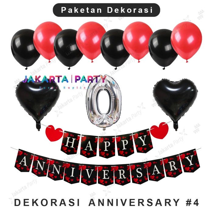 Paket Dekorasi Anniversary #4 / Paket Perlengkapan Anniversary