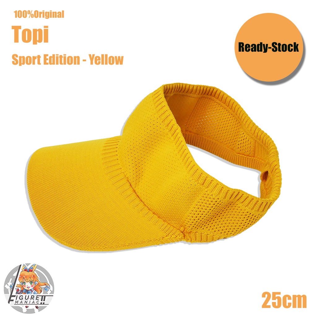 Figure Maniac - Topi Senam Zumba Sepeda Pantai Sport Anti UV Topi Tenis Tennis Golf Kore Wanita Pria Topi Ibu