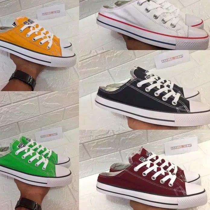 Original Sepatu Converse Tanpa Tutup Belakang | Sepatu Fashion Cewek Cowok ?