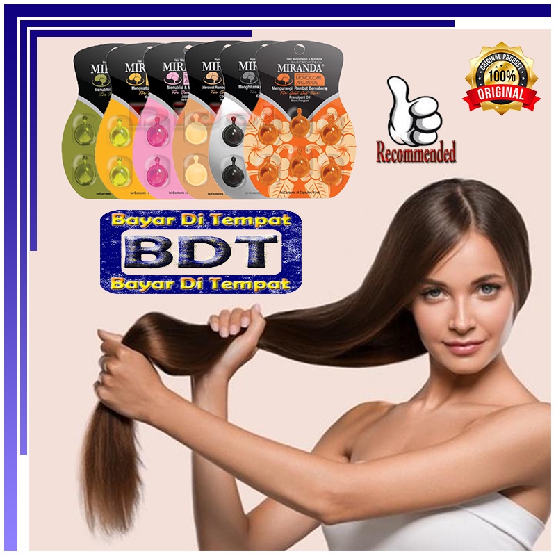 Miranda Hair Vitamin Ori BPOM Vitamin Rambut Rusak Dan Kering Perawatan Wambut Wanita Pelembab Rambu