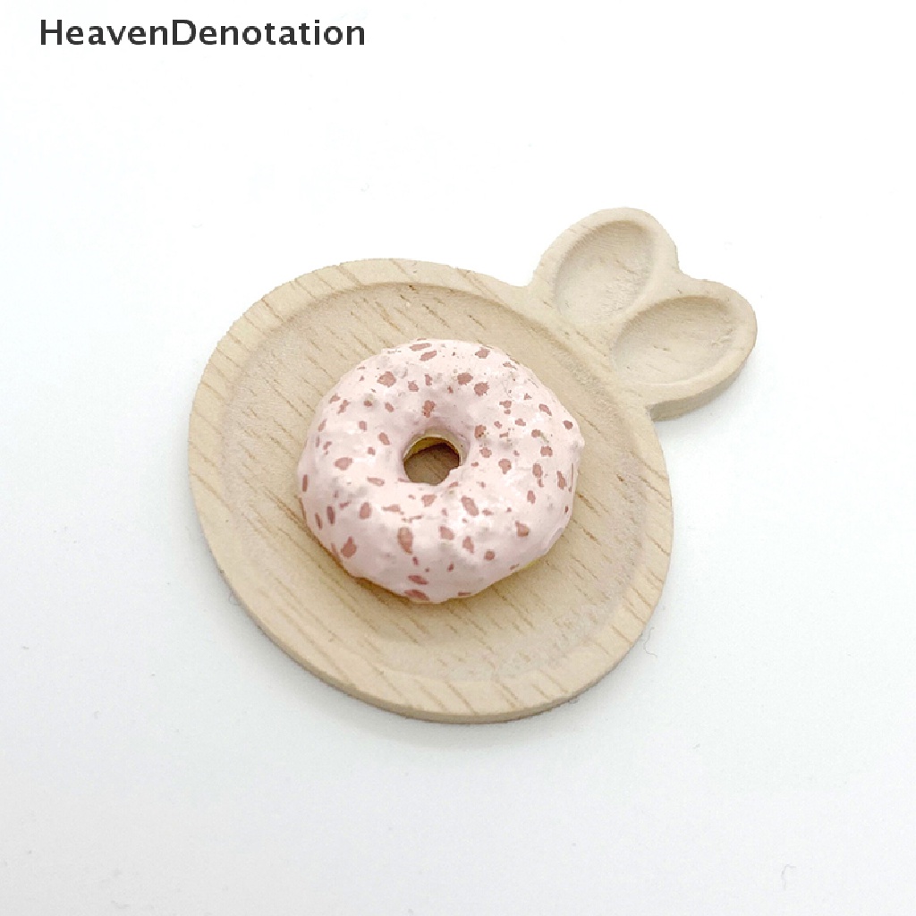 [HeavenDenotation] 1pc Ornamen Dekorasi Rumah Boneka model Nampan Kelinci mini Dekorasi Tahun Kelinci HDV