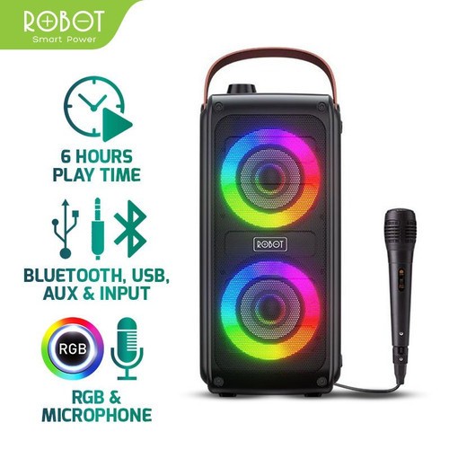 Robot RB490 Original Bluetooth Speaker + Mic Dual Speaker RB 490