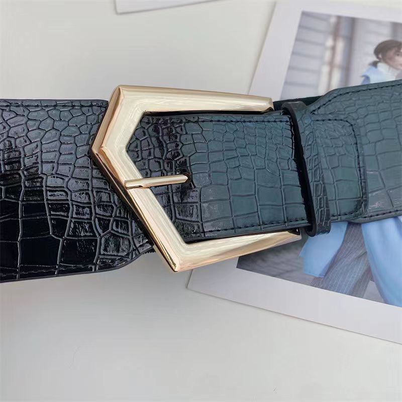BGS-267 Belt Ikat Pinggang Wanita Sabuk Gesper Fashion Casual Dewasa Obi Karet Mewah Kekinian