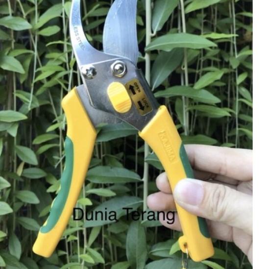 ⅍ KAJIMA Gunting Dahan 8” 8inch Bonsai Ranting Bunga Tanaman Stainless Steel ✵