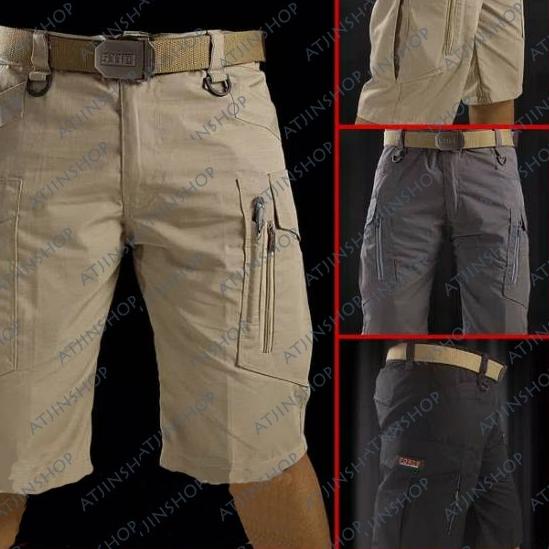✤ Atjin- Celana Pendek W-Tac Pria Kualitas ORI Tebal dan Anti Gesek (Tidak berbulu) [ SIZE 28-44] ✾