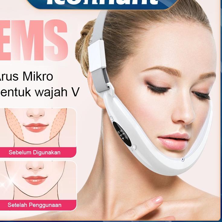 12.12 HARGA GROSIR V Shape Face Slimming Lifting Device EMS Facial Massager Original Korea Masker Ch