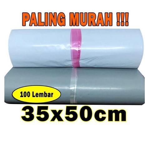 

ANA593 100lbr 35x50 plastik polymailer / kantong kurir / plastik packing lem / amplop plastik / polymailer ++