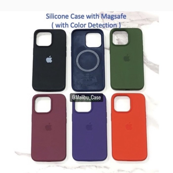 Terlaris Iphone 13 / 13 Pro / 13 Pro Max Apple Magsafe Silicone Case Bludru