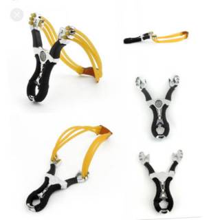 Ketapel Metal Stainless Steel Katapel / Plintengan Sirius Wolf Berburu - Tactical Slingshot Plinteng