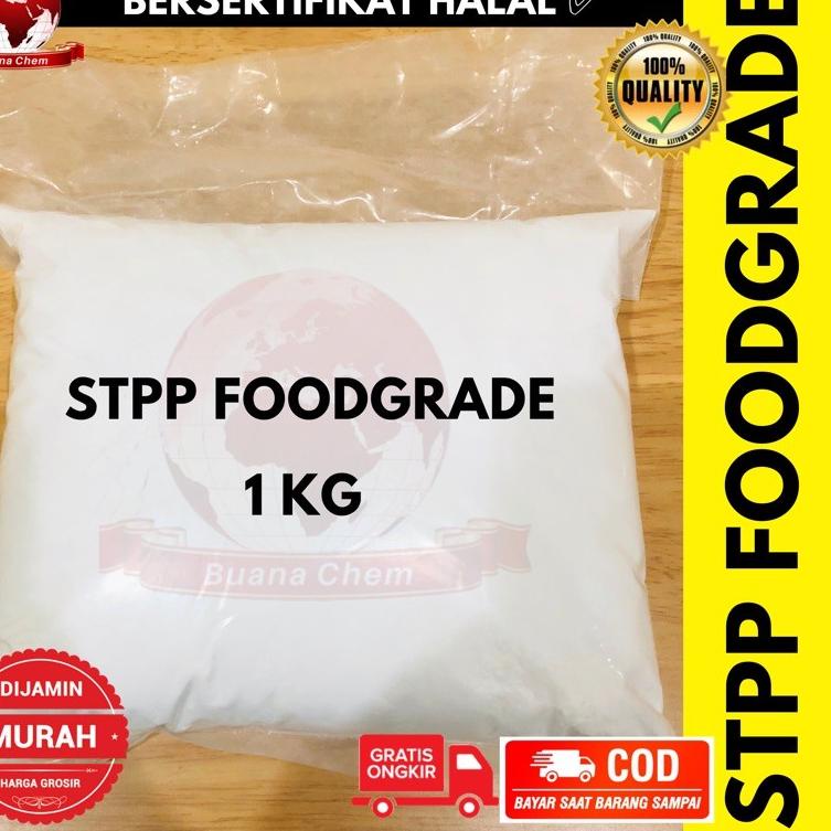 

▼ Sodium Tripolyphosphate 1 KG HALAL / STPP / STPP Food Grade ☪