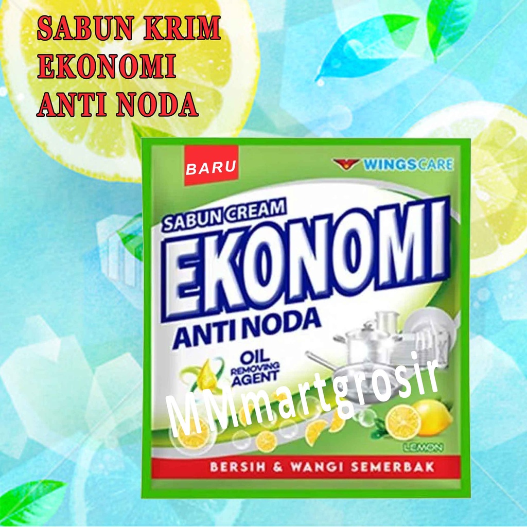 wings / sabun  colek / sabun ekonomi anti noda / Lemon / 380g