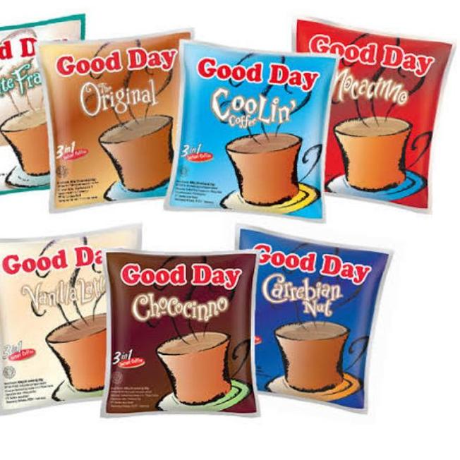 

➸ good day 1pak isi 50 sachet ☟