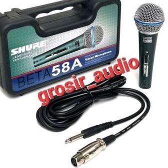 ✓ MIC KABEL SHURE BETA58A KOPER BETA58 ,MICROPHONE SHURE BETA 58A KOPER BETA 58 ,BETA58 LC ,MIC SHUR