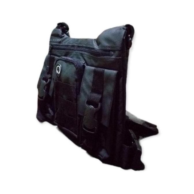 Tas Lapangan Pria Wanita Chest Bag Rompi Dada Ojol Motor Tactical