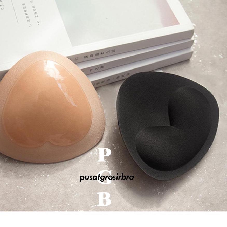 Terbaru Triangle Pushup Pad Bra Pads Bra berbentuk Segitiga untuk Berenang Cup Tambahan Busa Bh Bra 