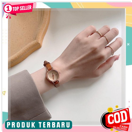 Jam Tangan Wanita Terbaru 2023 Murah Viral Simple Kekinian Ootd Cewek Ala Korea Kecil Elegan Mewah A