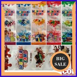sparepart JUAL KEMASAN ES LILIN - KEMASAN PLASTIK UNTUK ES - PLASTIK ES KRIM LOLIPOP WONDE
