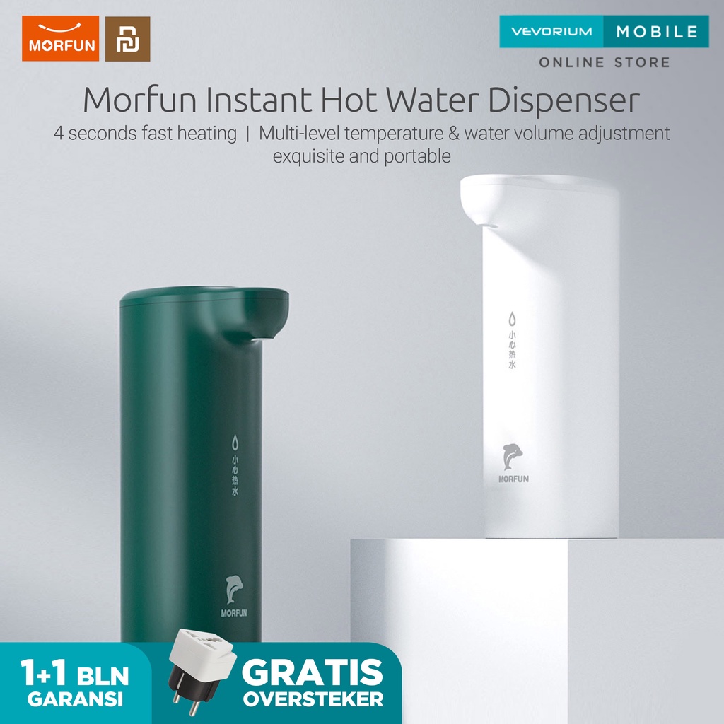 [Xiaomiyoupin] MORFUN Instant Hot Water Dispenser Air Panas Portable Pemanas Mini Susu Teh Kopi Anak Dewasa Bayi Susu Formula Traveling Aesthetic