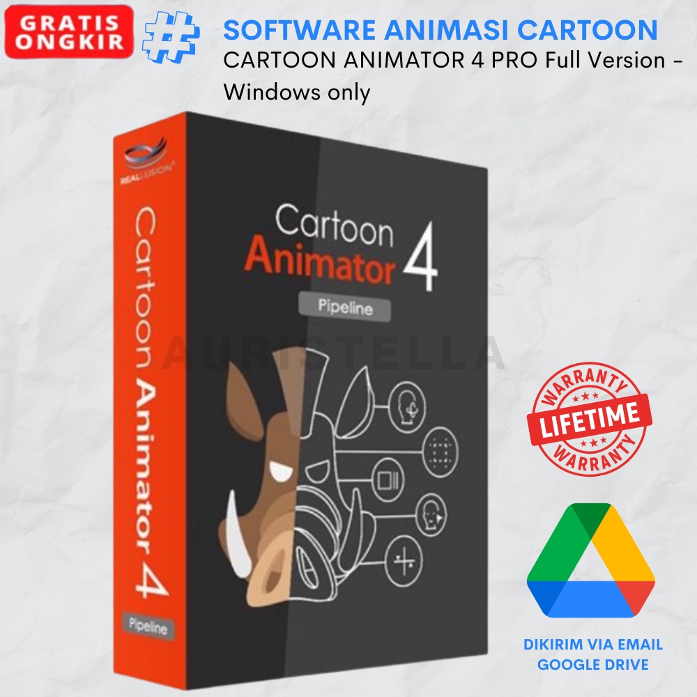 Jual SOFTWARE ANIMASI CARTOON ANIMATOR V4 PRO Shopee Indonesia