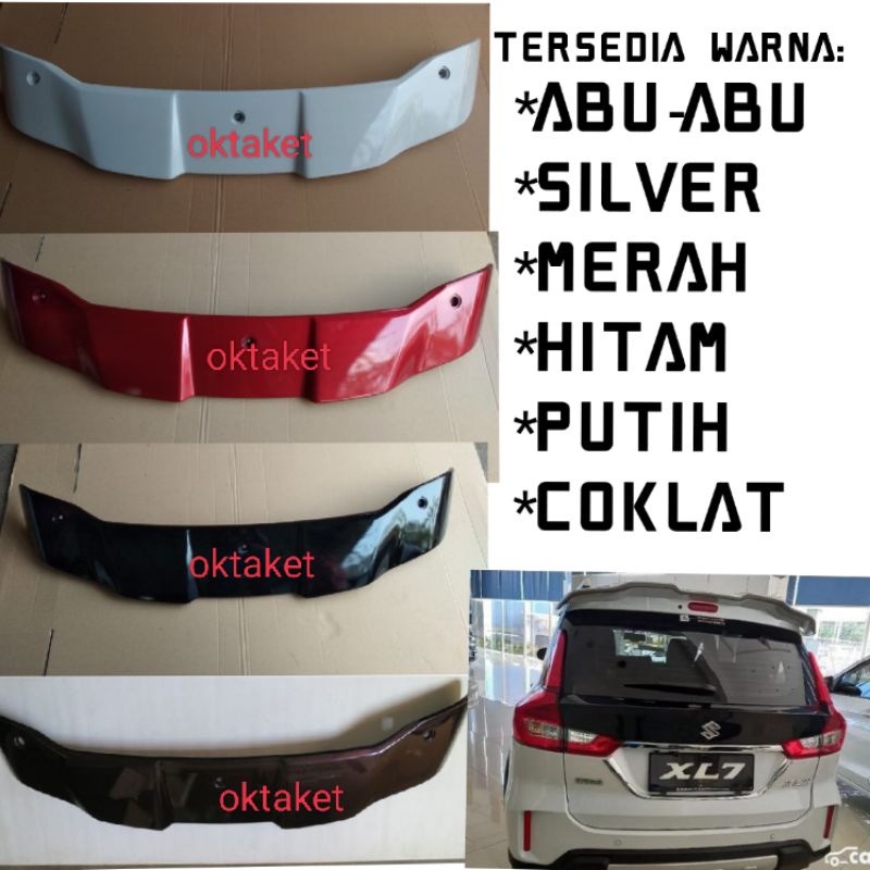 spoiler belakang Suzuki XL7 2020 2022 2023 WARNA BODY