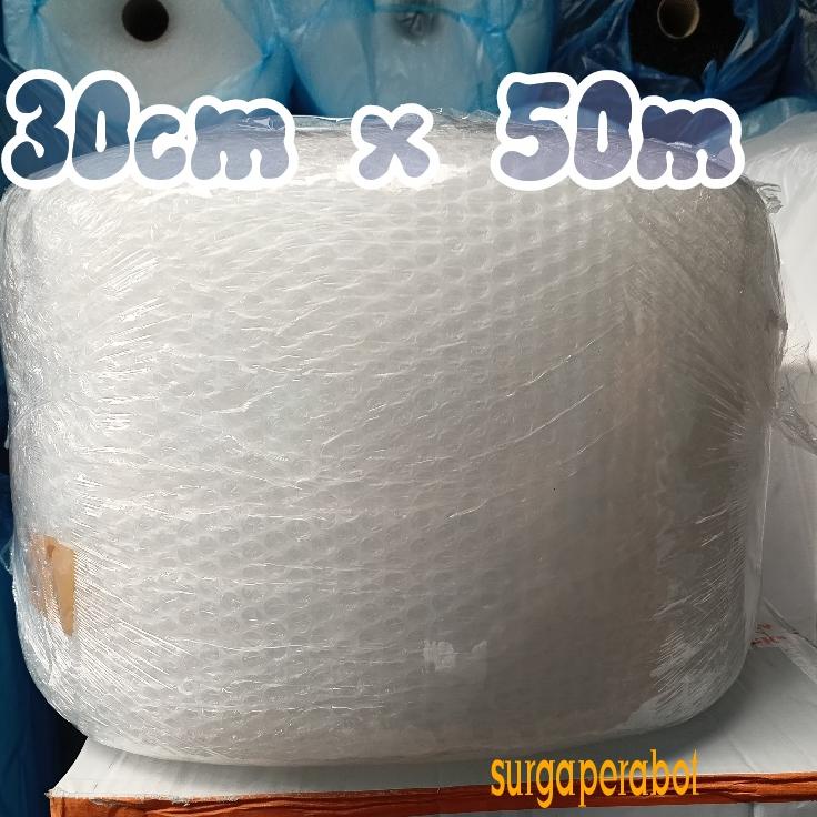 

12.12 MALL BUBBLE WRAP BENING 30CM X 50M BABLE MURAH PUTIH BUBLE PLASTIK ROLL buruan