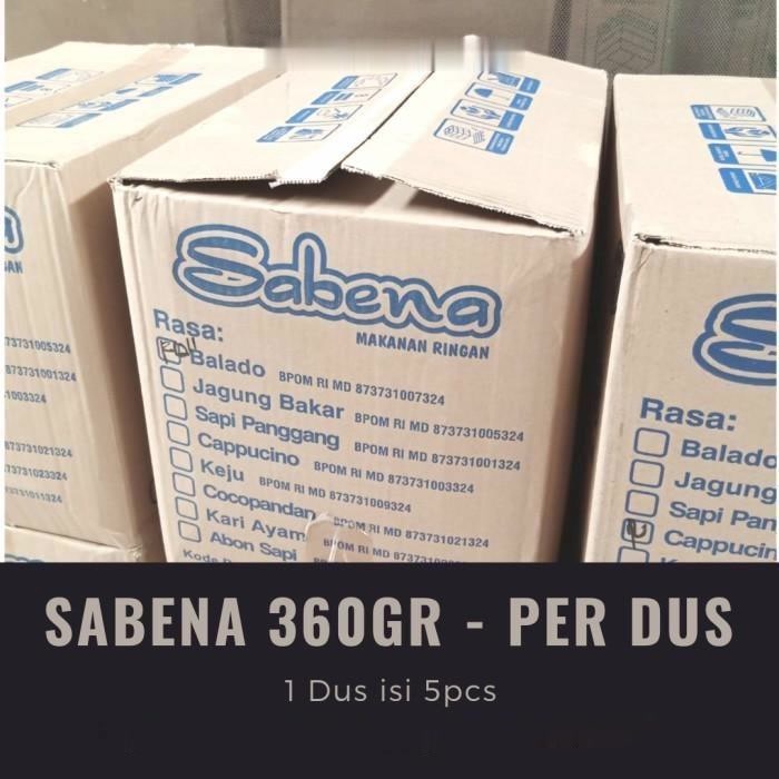 

SABENA SNACK 1 DUS SABENA STIK 1 KARTON ISI 5 BAG