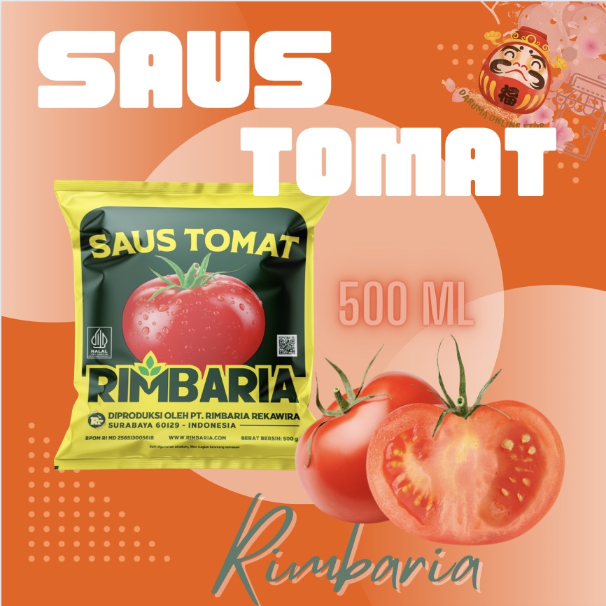 Saus Tomat Sachet Rimbaria 500 gr