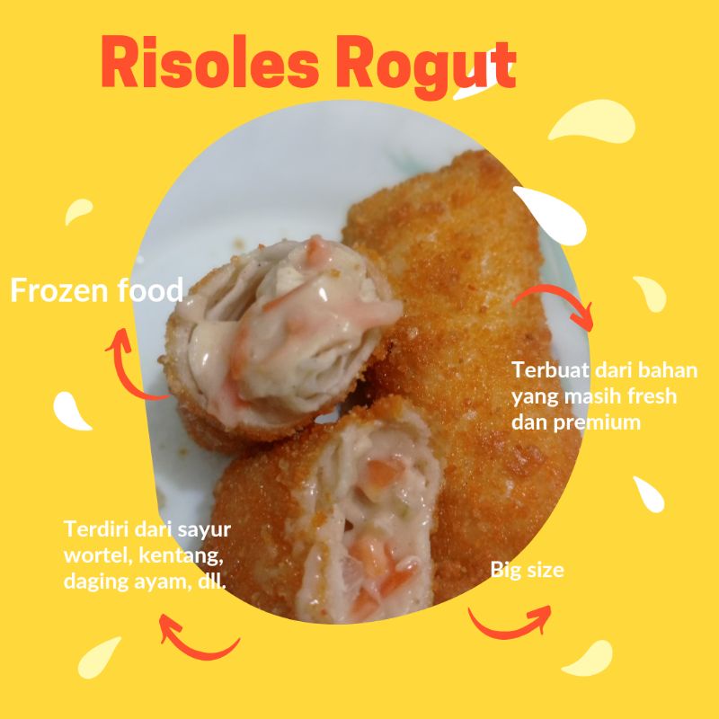 

Risoles Rogut| risoles murah meriah| risoles enak 4 PCs 15rb
