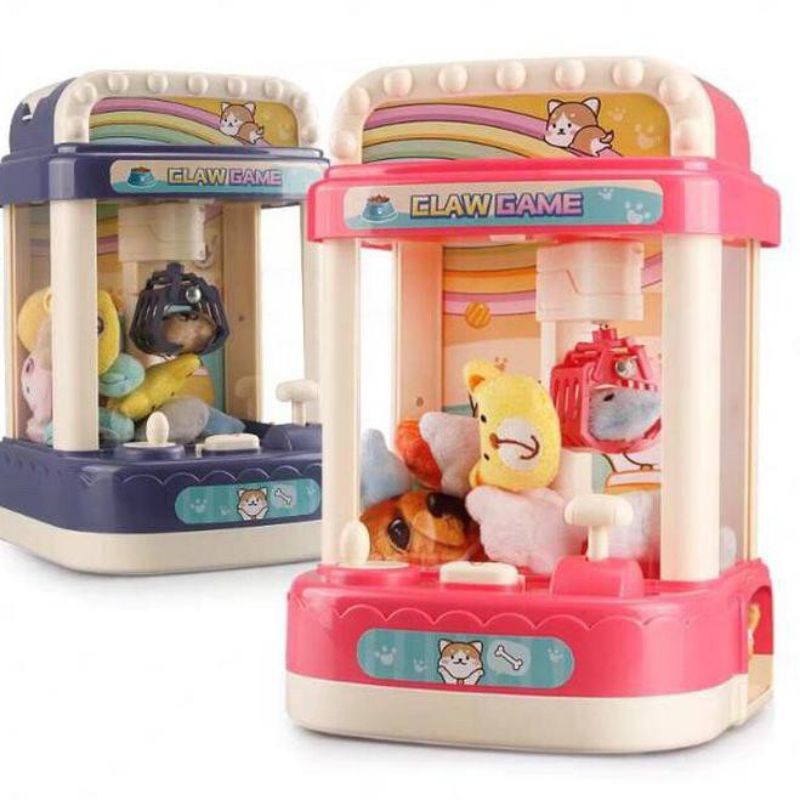 MAINAN ANAK MINI DOLL MACHINE / MESIN CAPIT BONEKA / FUNNY DOLL MACHINE / CLAW GAME (BESAR)