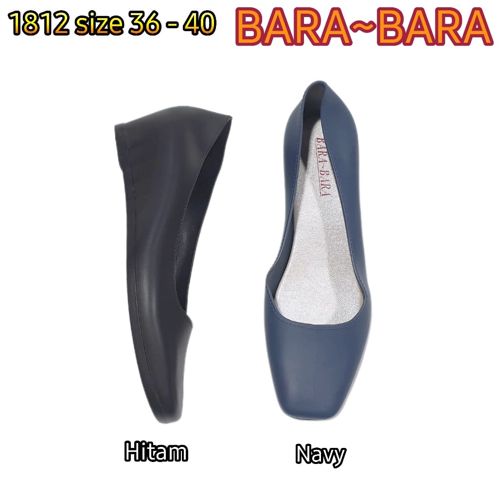 jelly shoes wedges barabara Sepatu wanita karet import bara bara cewek 1812