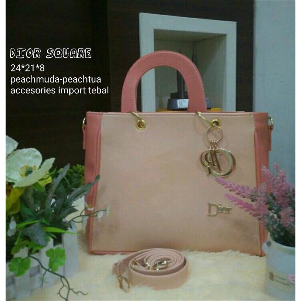 MJS 541 - tas wanita handbag +selempang D. square