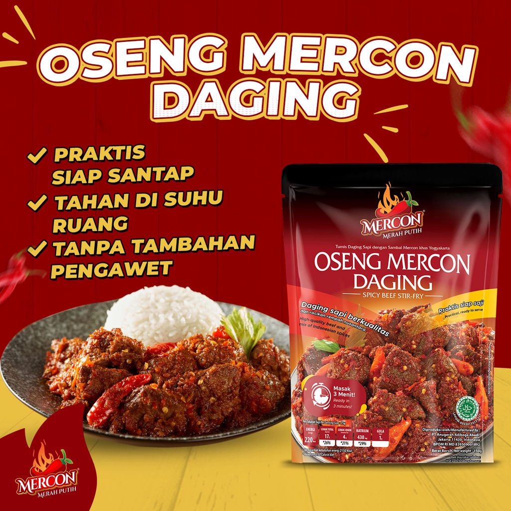 Jual Mercon Merah Putih Satuan Oseng Mercon Daging Shopee Indonesia