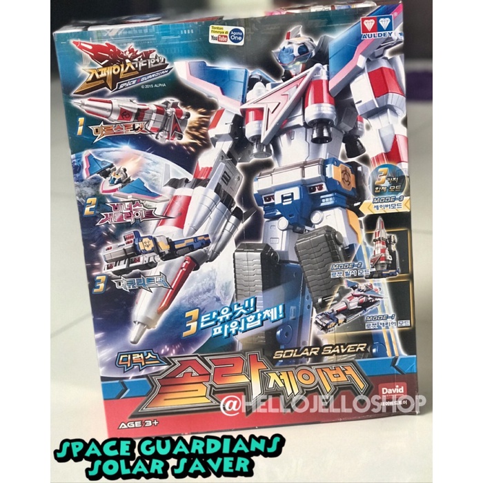 Terlaris Auldey Space Guardian Solar Saver Original Mainan Robot Harga Promo