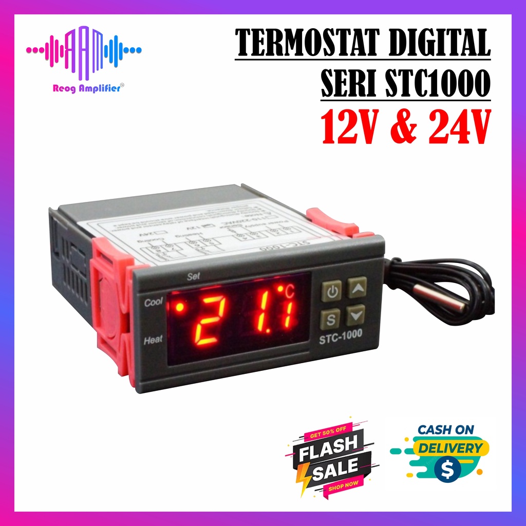 STC-1000 Termostat Digital 12V 24V DC Thermostat