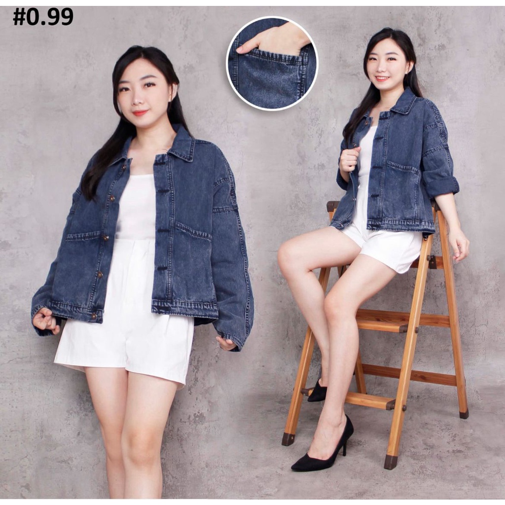 Toply shop Jacket jeans oversize