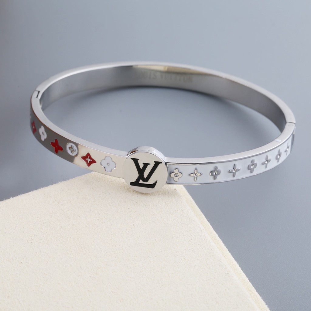 2021 Gelang Tangan Titanium Steel 18k Motif Print logo Keledai Untuk Perhiasan Wanita