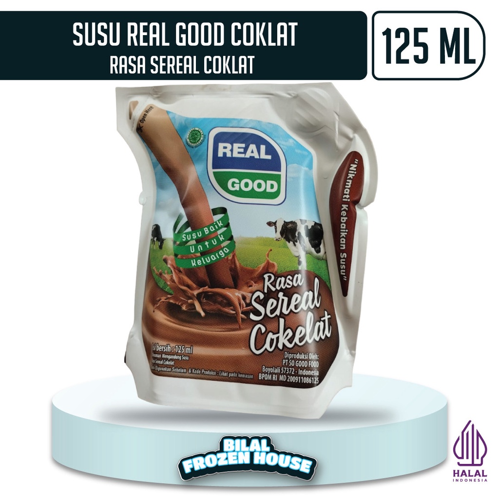 

Real Good Susu UHT Kemasan Pouch 125ml - Susu Real Good