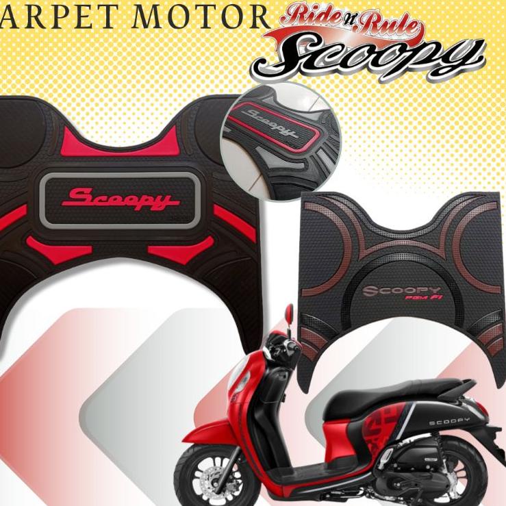 Super Ulasan KARPET MOTOR  SCOOPY 2013 sd 2023 | Karpet Scoopy | Karpet Motor