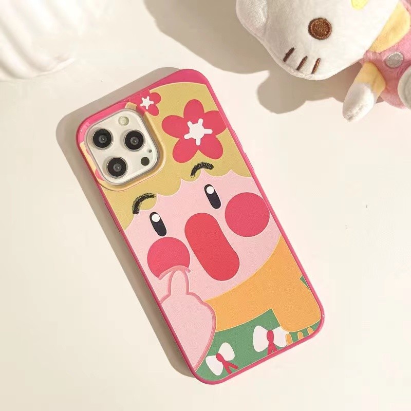 IPHONE Ins Pola Graffiti Cocok Untuk Iphone14 14pro 14plus 13 13mini 13pro 13prm iPhone12 7Plus 8Plus Xr XS 13 12mini Pro Max Empat Sudut Casing Ponsel Tahan Guncangan