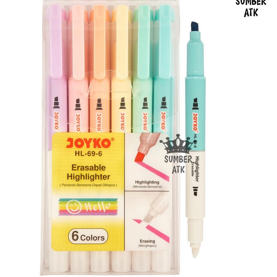 

Terbaru 12.12 Erasable Highlighter Penanda Dapat Dihapus Joyko HL-69-6 grosir