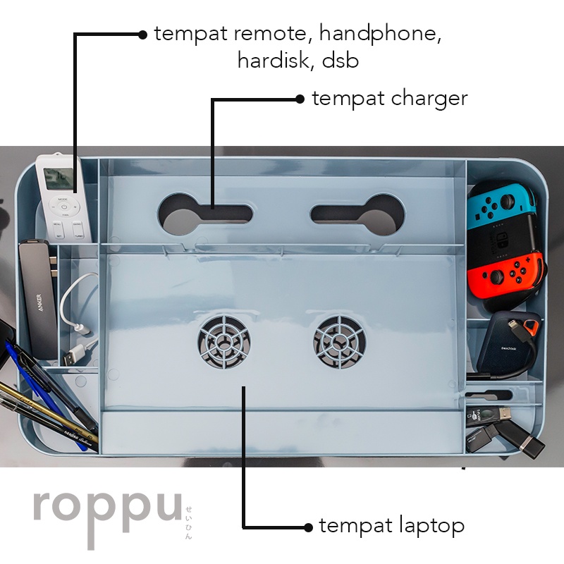 Roppu Tempat Laptop / Dudukan Serbaguna