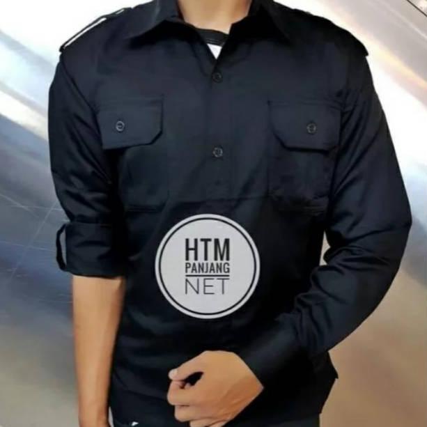Viral KEMEJA PDH HITAM LENGAN PANJANG - KEMEJA PDL HITAM LENGAN PANJANG - BAJU PDH - BAJU PDL -KEMEJ