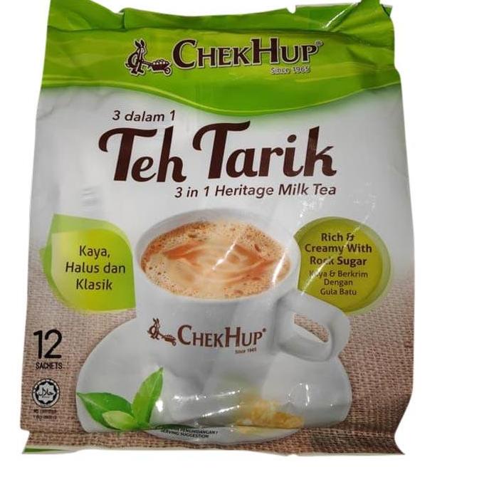 

✯ CHEK HUP 3 IN 1 TEH TARIK MALAYSIA / CHEKHUP / CHECKHUP / CHECK HUP MILK TEA 3IN1 WITH CANE SUGAR ➽