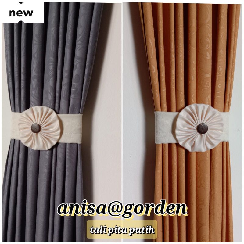gorden jendela/gorden kupu kupu/gorden minimalis /spiral ikat pita kupu kupu/gorden rumah/ gorden ka