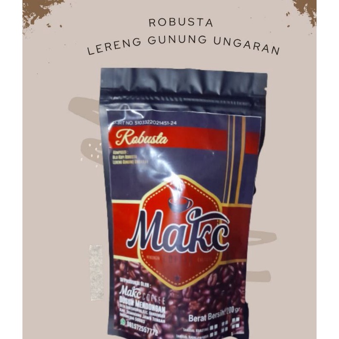 

Kopi Robusta Bubuk 100 gram
