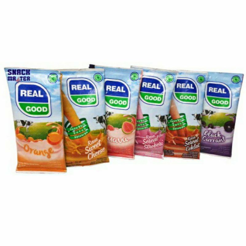 

Susu Bantal Real Good 50ml / Real Good Bantal 50 ml / Realgood Kemasan Bantal 1 Box