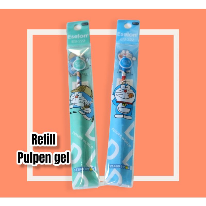 

refil isi ulang pulpen gel doraemon